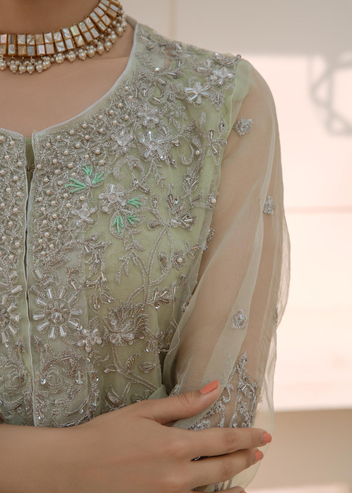 Laleen - Mint Green Jewel