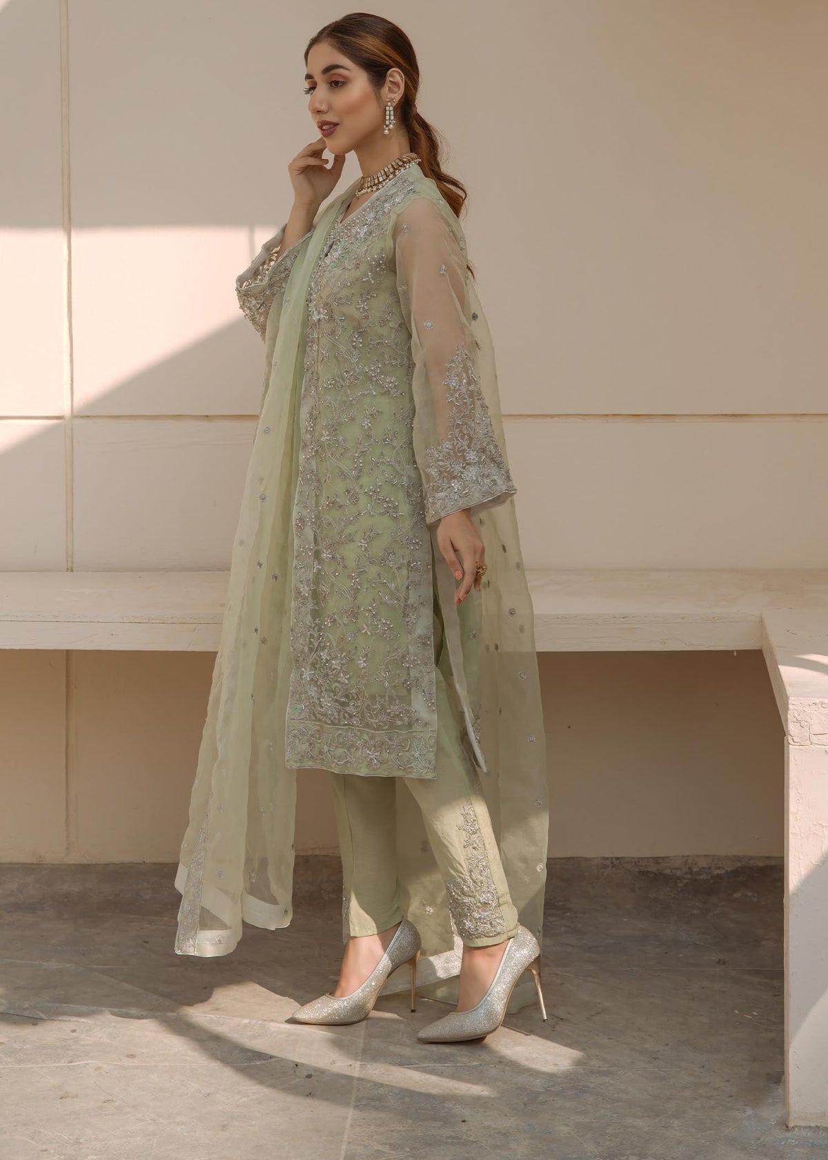 Laleen - Mint Green Jewel