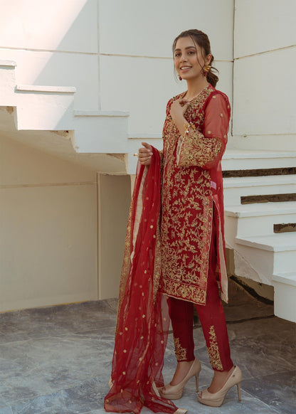 Laleen - Maroon Jewel