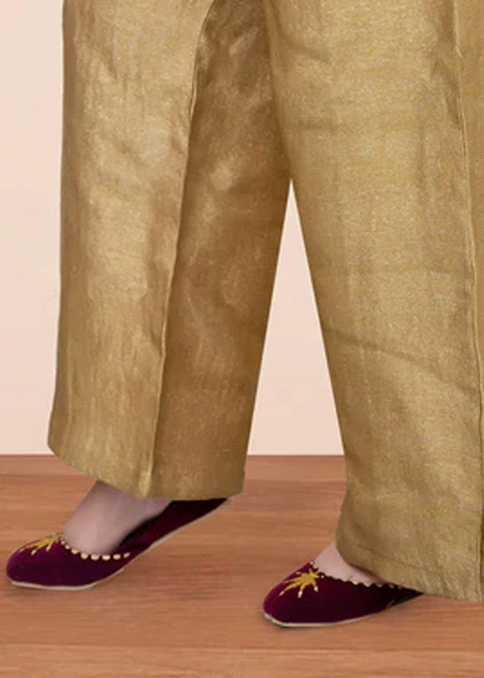 Laleen - Antique Gold GHARARA